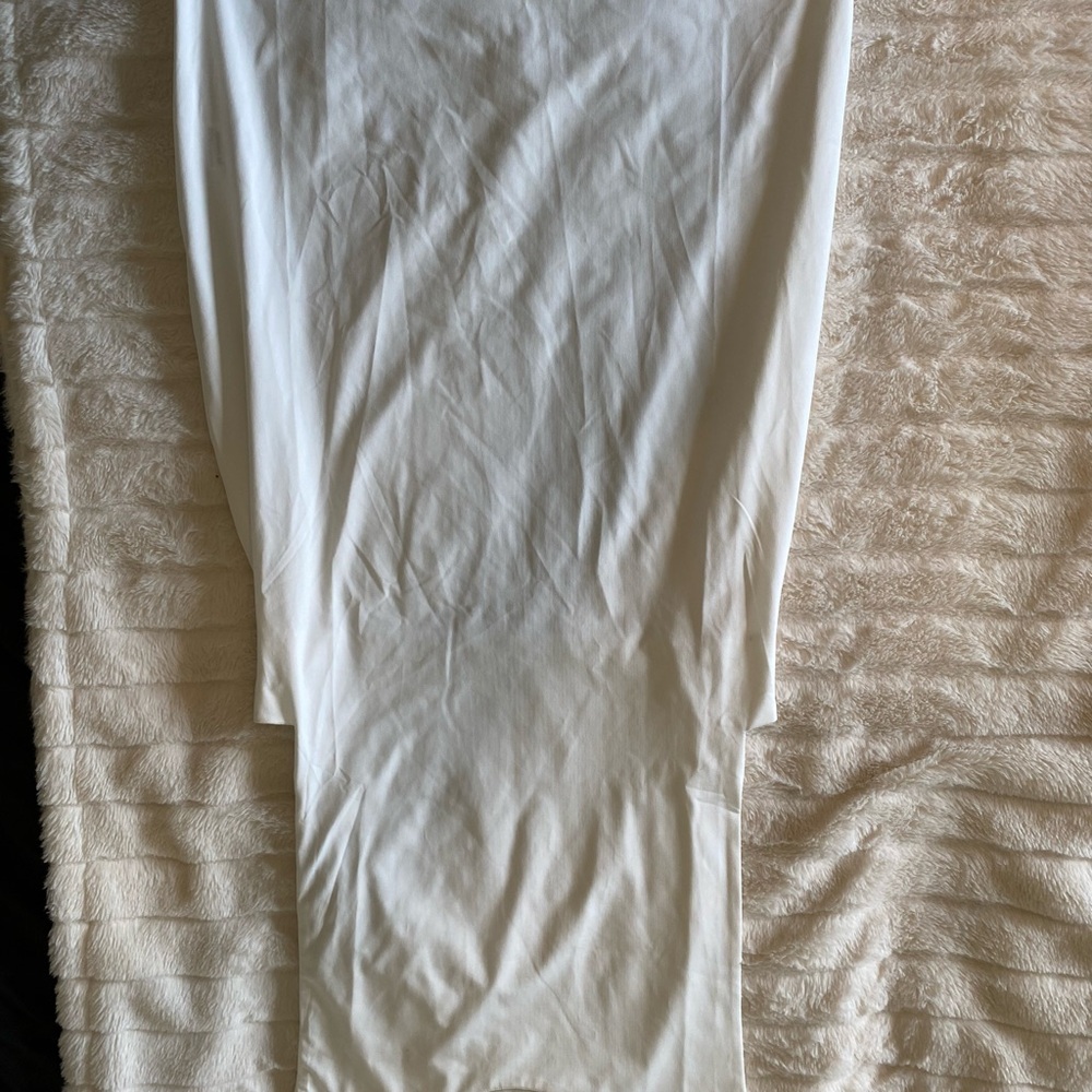 Elegant White MIDI Skirt
